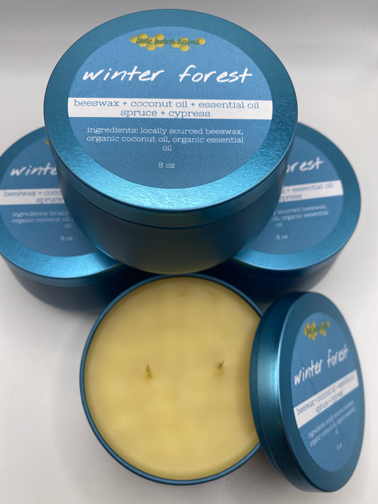 Winter Forest Candle