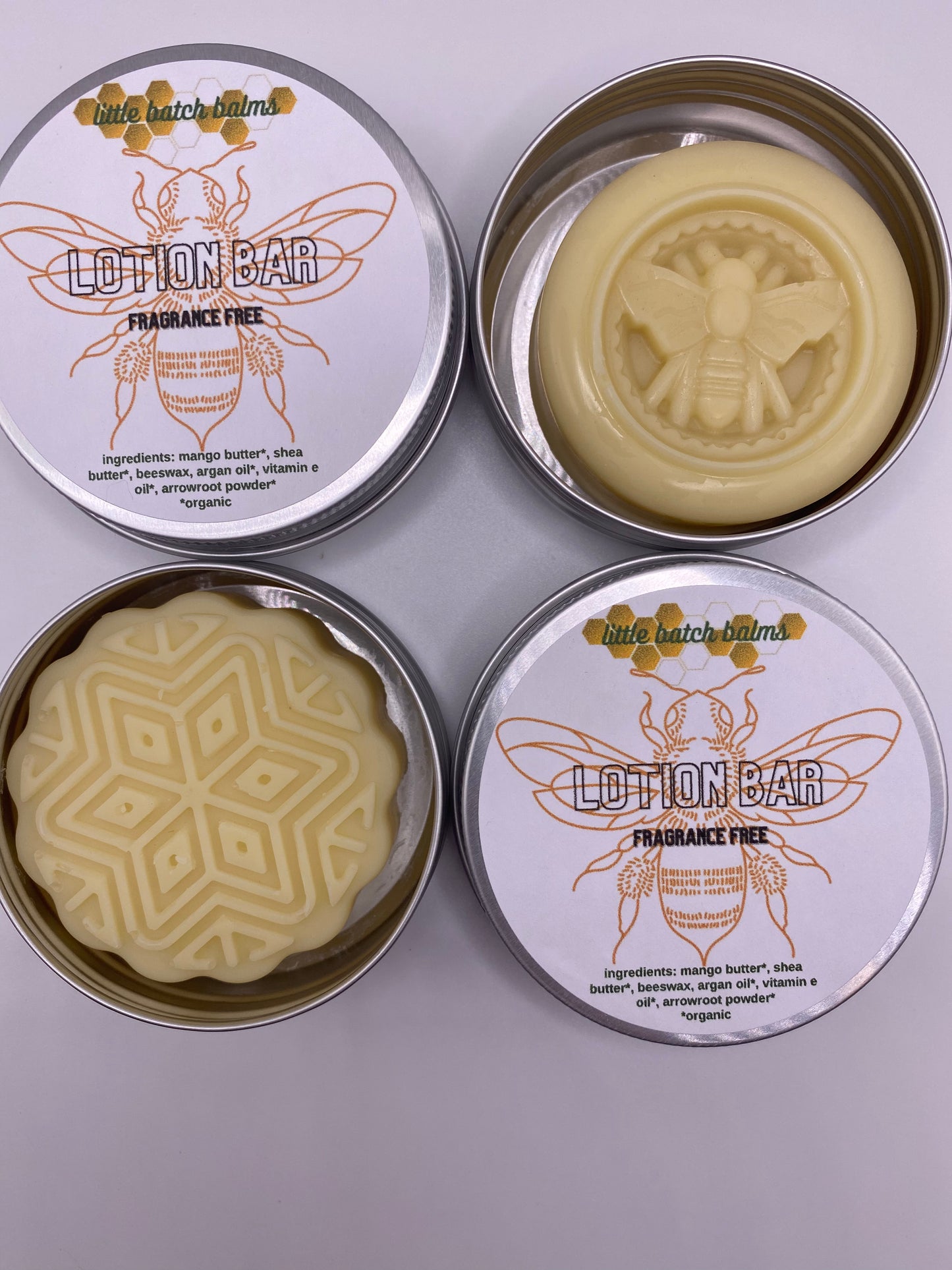 Fragrance Free Lotion Bar