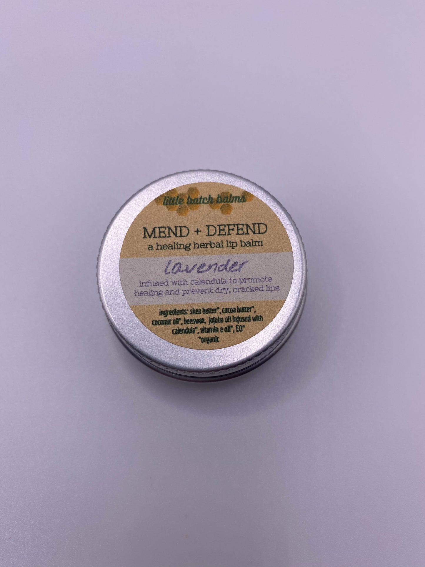 Mend + Defend Lavender Lip Balm