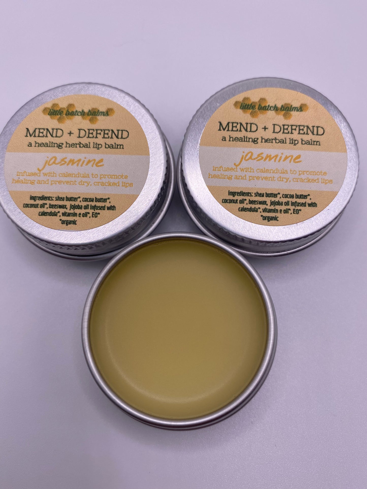 Mend + Defend Jasmine Lip Balm