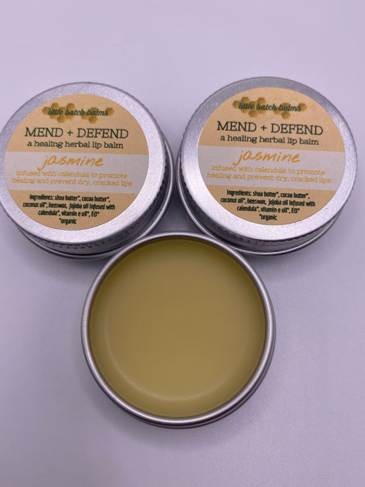 Mend + Defend Jasmine Lip Balm